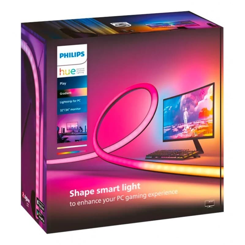 ACCESORIOS PHILIPS HUE GRADIENT PC STRIP 32 34 INCH EU · PHILIPS