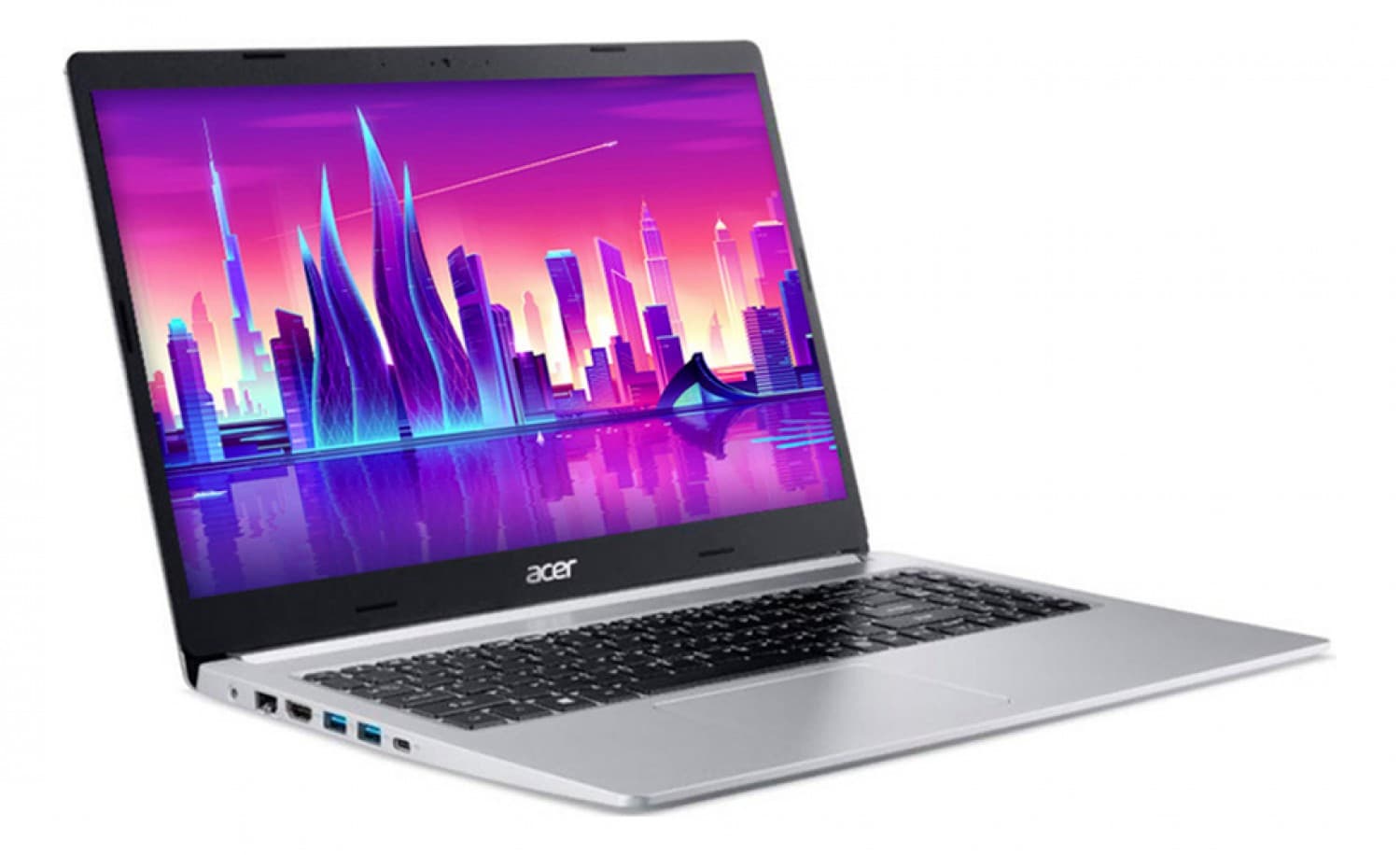 ACER NOTEBOOK ASPIRE 5 I5 10210U 8GB 256GB SSD 15.6 W11H SILVER IPS FHD - Imagen 1