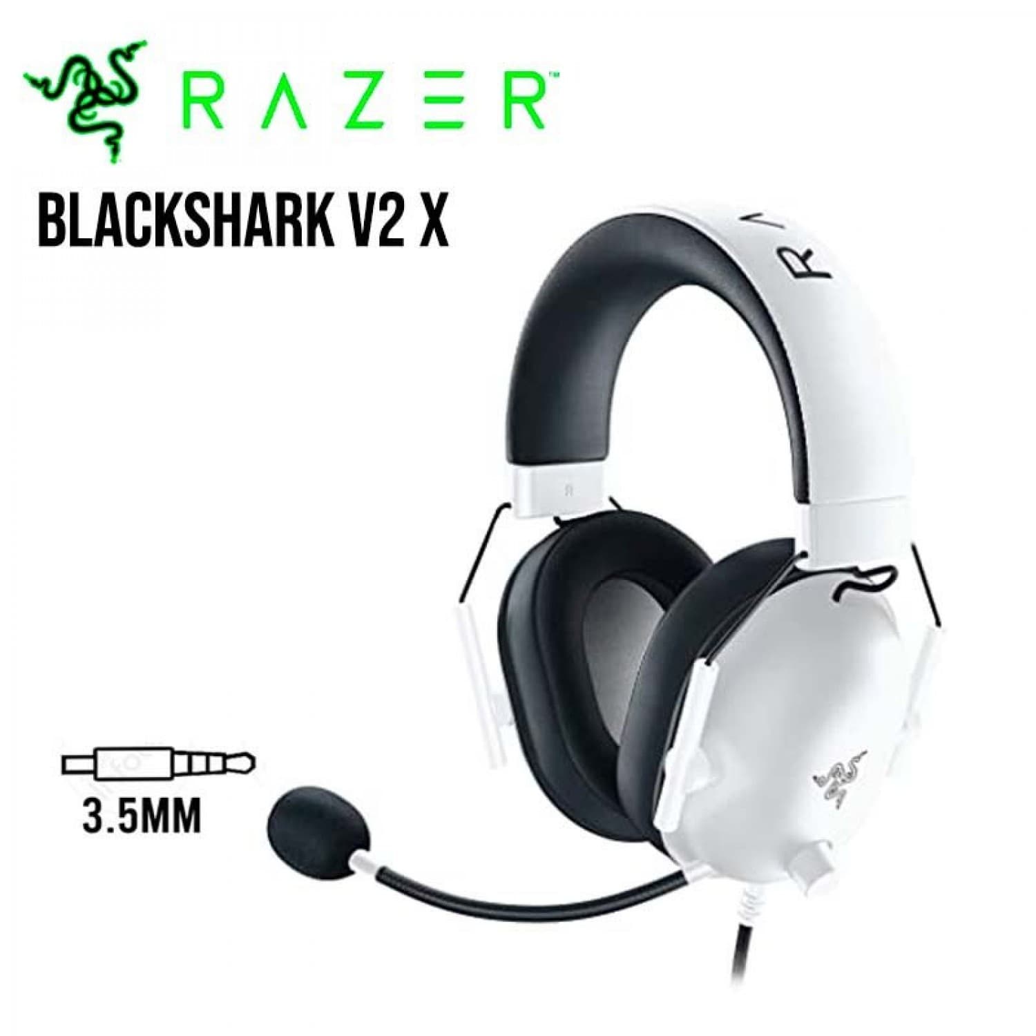 AURICULAR GAMER RAZER BLACKSHARK V2 X WHITE - Imagen 1