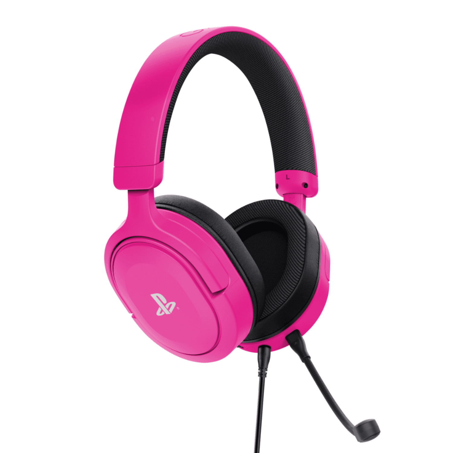 AURICULAR GAMER TRUST FORTA GXT498P PS5 PINK - Imagen 1