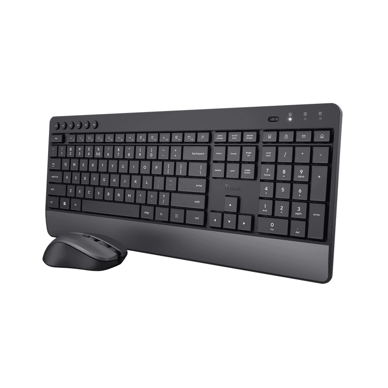 COMBO TECLADO Y MOUSE TRUST TREZO WIRELESS ECO ES · Trust · General