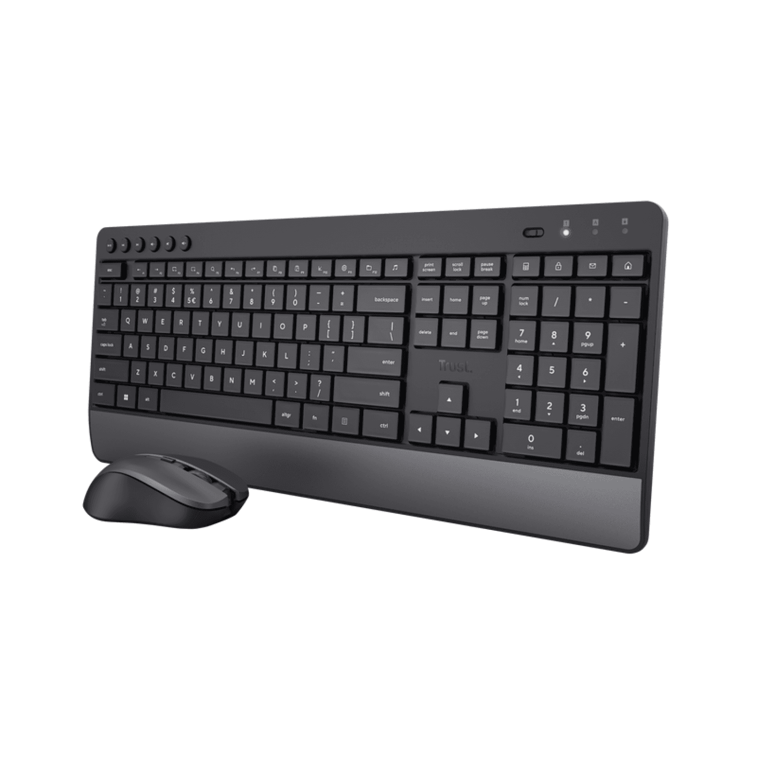 COMBO TECLADO Y MOUSE TRUST TREZO WIRELESS ECO ES - Imagen 1
