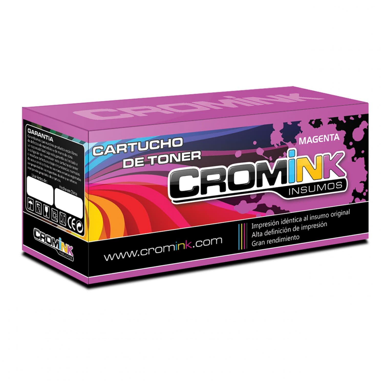 CROMINK TONER ALT. HP CB543A MAGENTA - Imagen 1