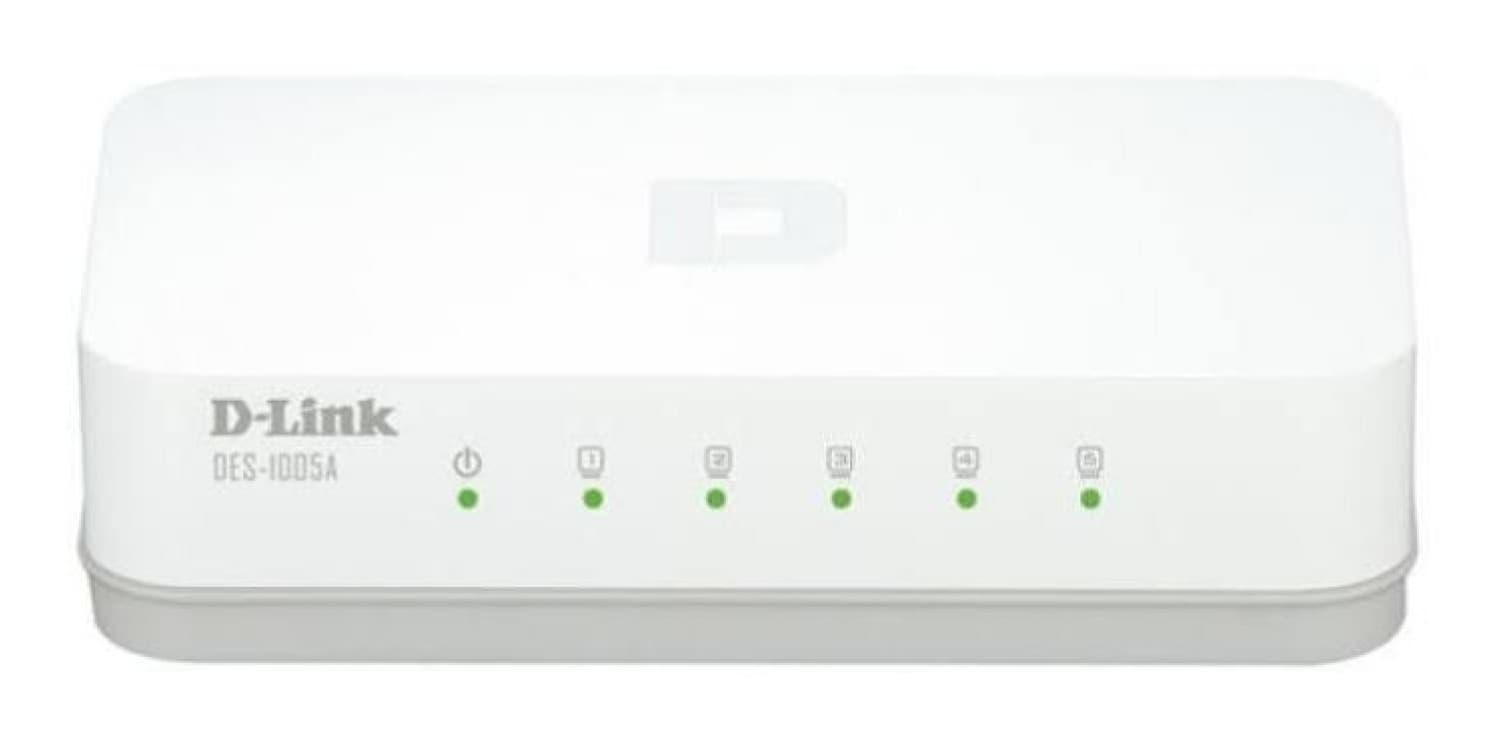 D-LINK SWITCH DES-1005A 5 PUERTOS 10/100Mbps - Imagen 1