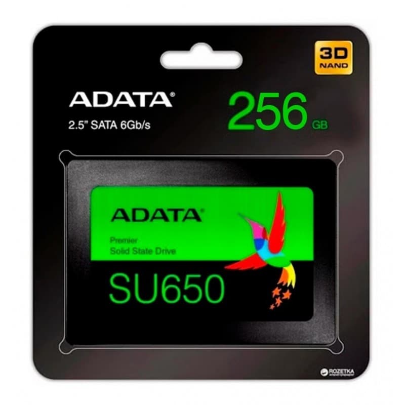 DISCO SSD ADATA SU650 2.5 256GB · ADATA · SATA 2.5"