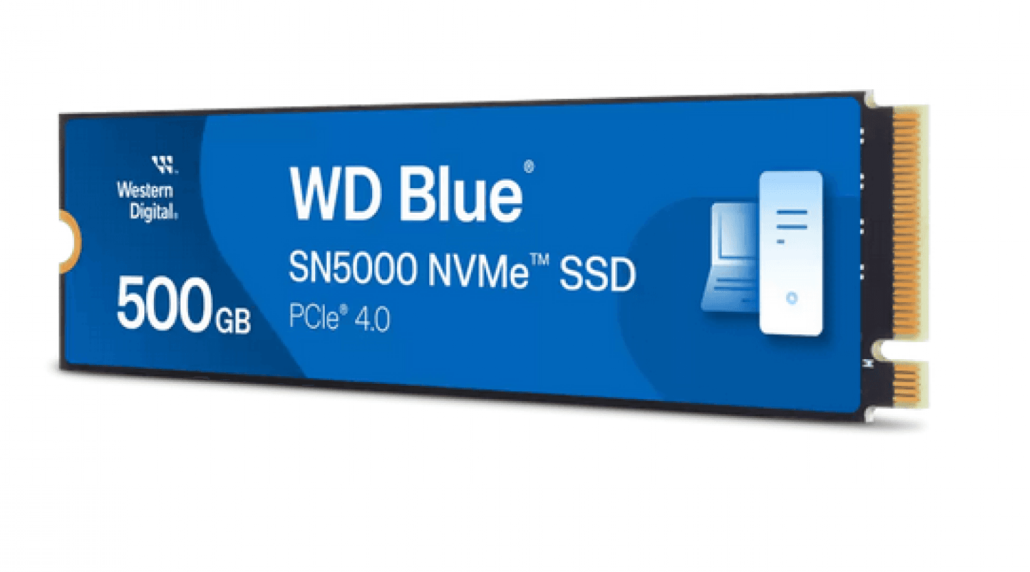 HD SSD 500GB WD BLUE SN5000 M.2 NVME GEN4 5000MB/S 2280 - Imagen 1