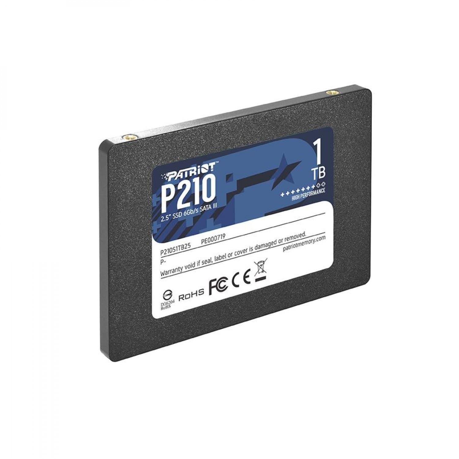 DISCO SSD PATRIOT P210 SOLID 1TB SATA3 - Imagen 1