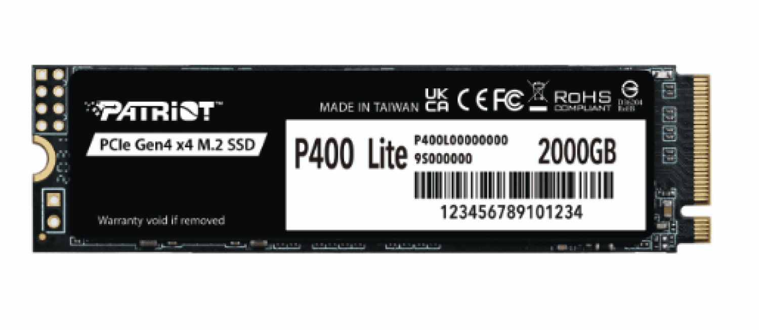 DISCO SSD PATRIOT P400 LITE 2TB M.2 2280 GEN4 PS001656 - Imagen 1