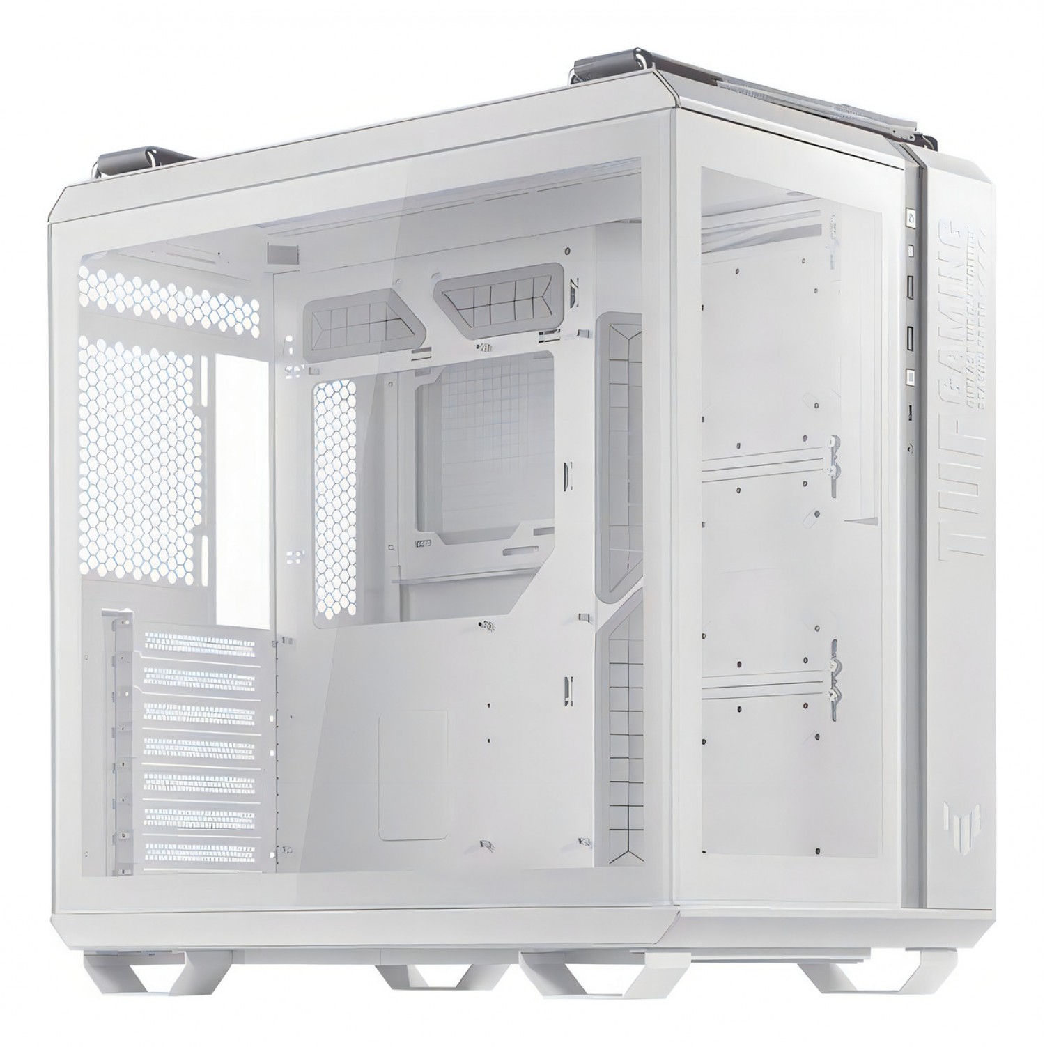 GABINETE GAMER ASUS GT502 TUF GAMING WHITE - Imagen 1