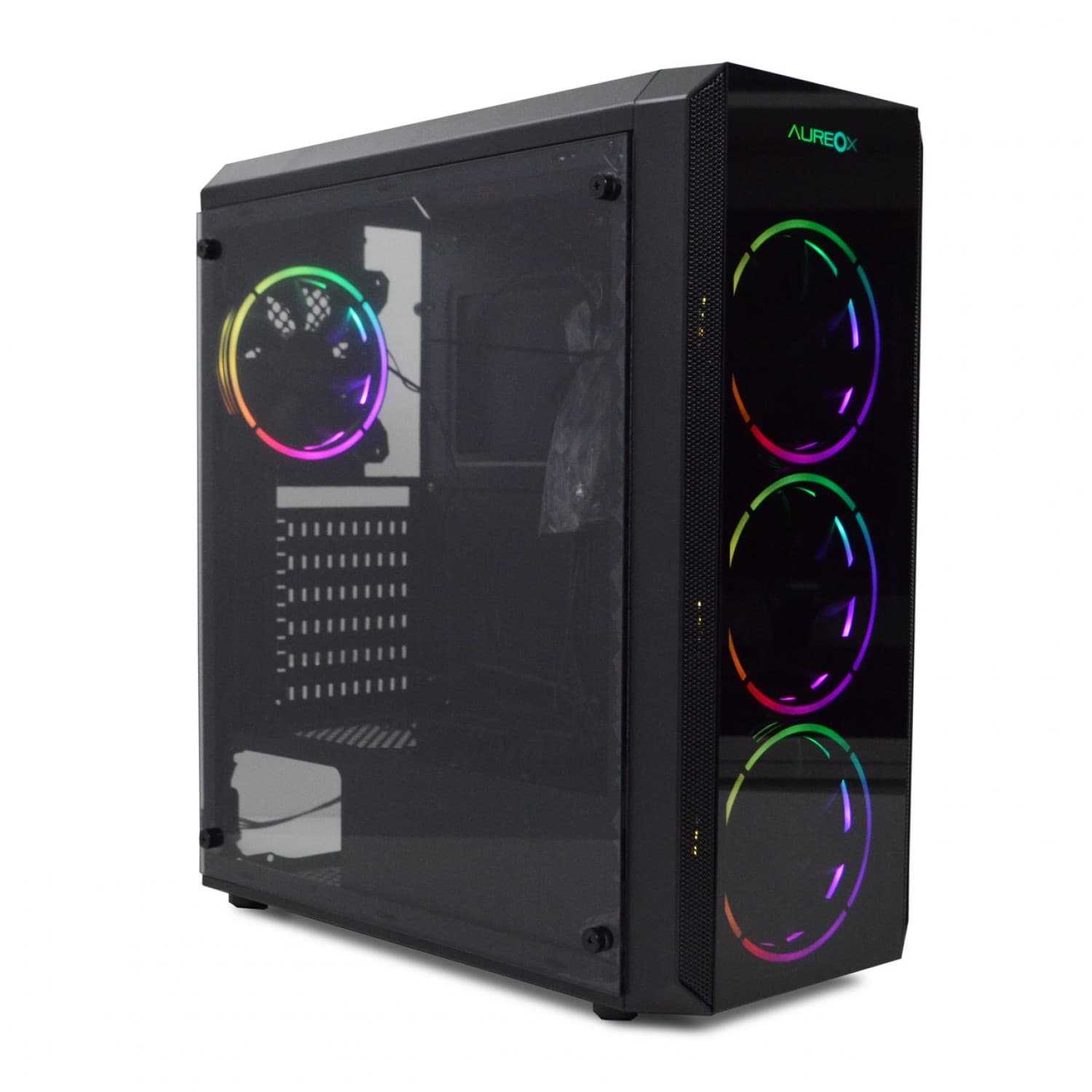 GABINETE GAMER AUREOX HYDRA PLUS ARX 335G - Imagen 1