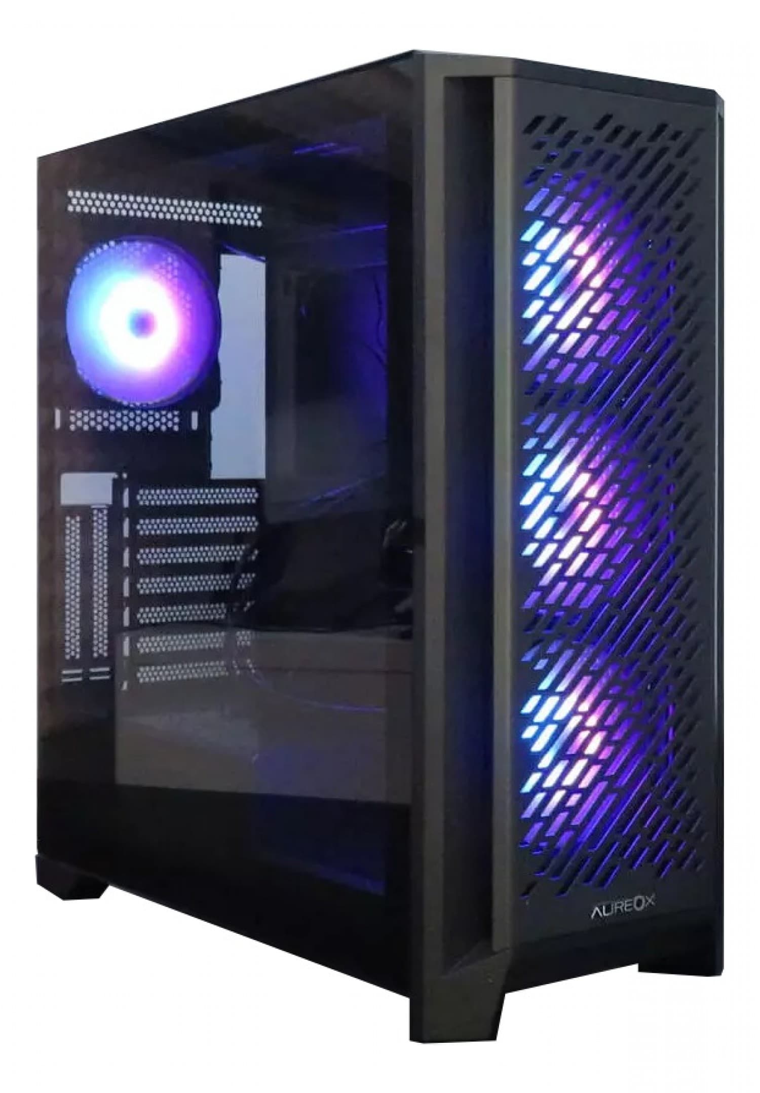 GABINETE GAMER AUREOX PROTEUS ARX410G C/VEN - Imagen 1