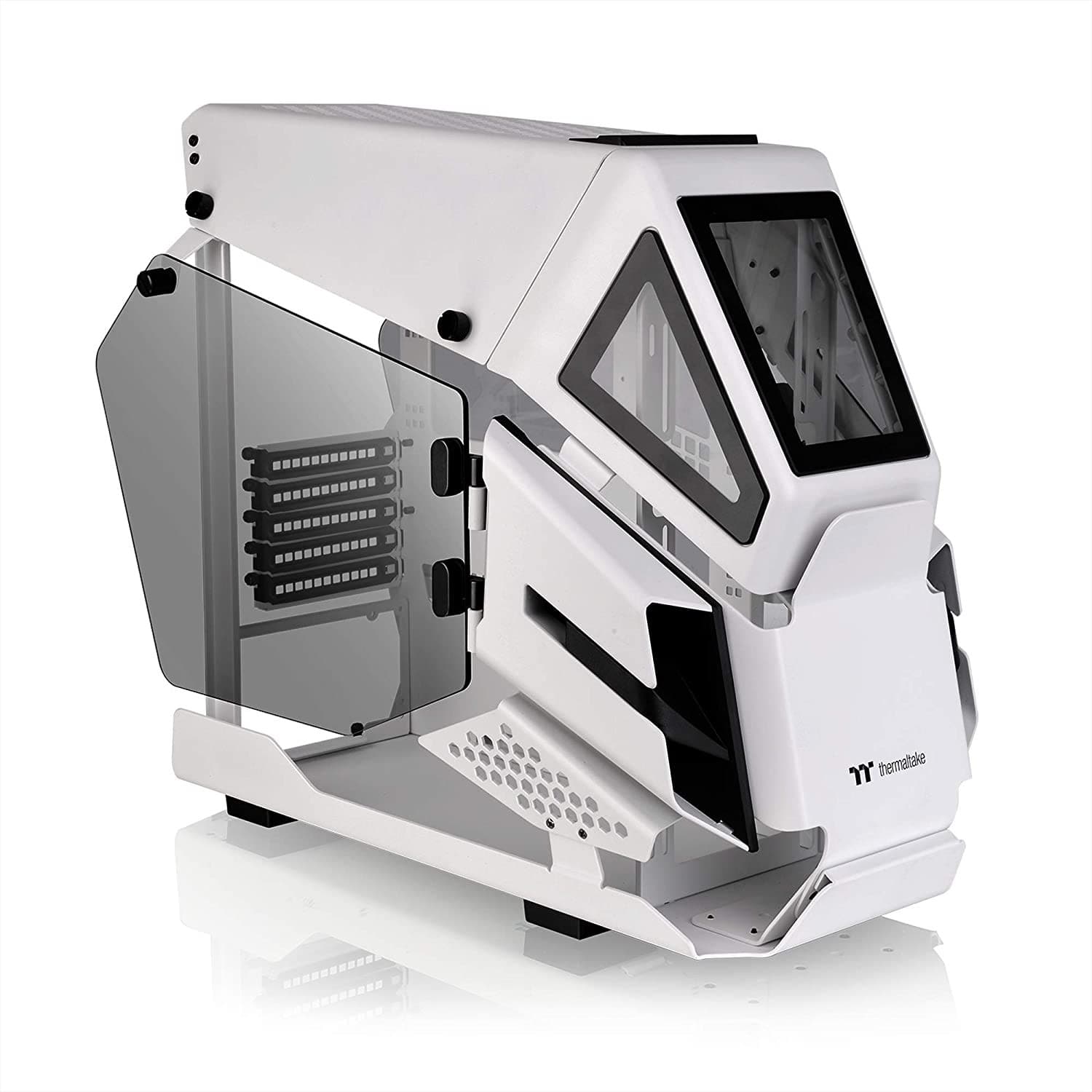 GABINETE THERMALTAKE AH T200 SNOW WHITE TEMP GLASS - Imagen 1