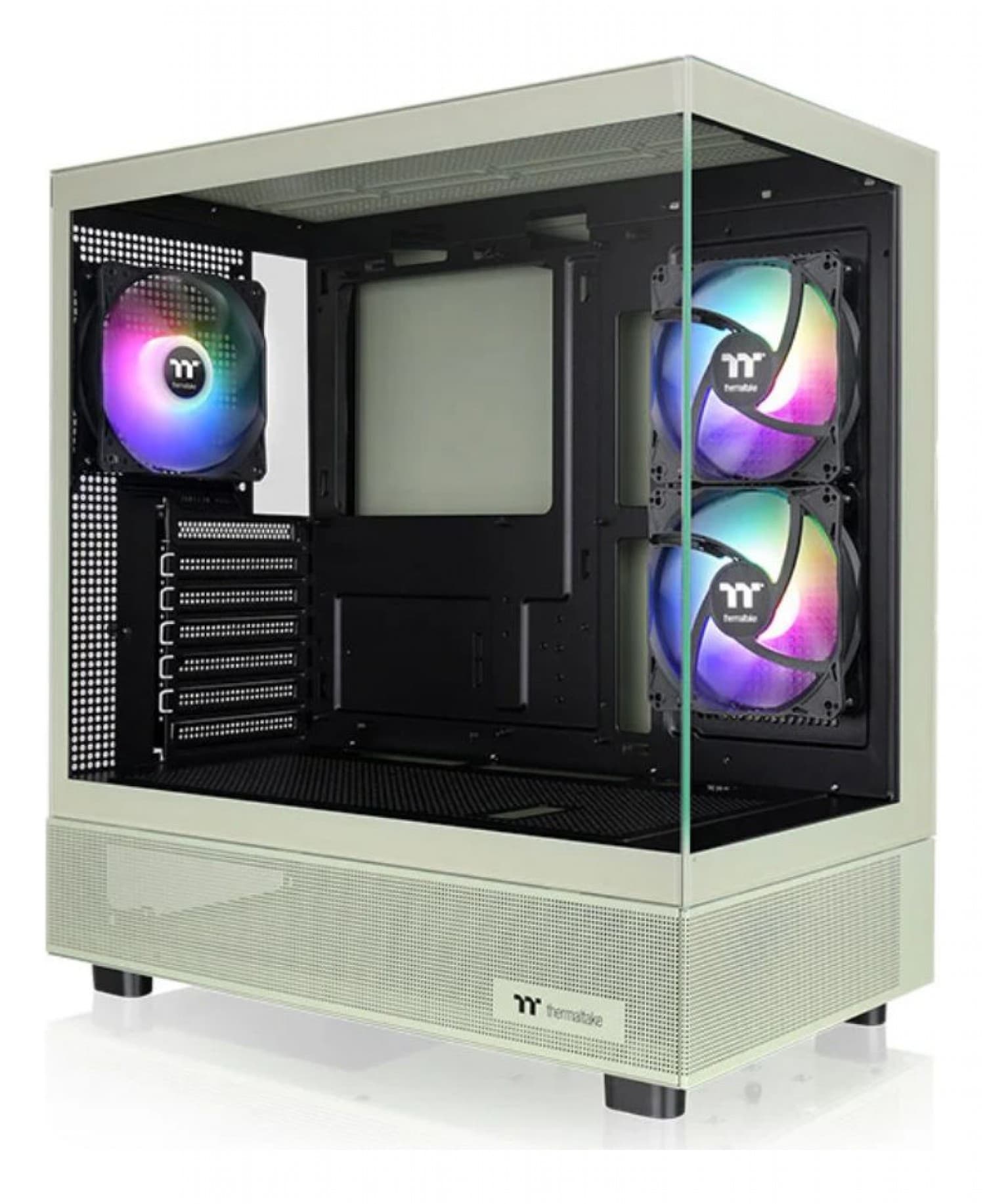 GABINETE THERMALTAKE VIEW 270 PLUS TG ARGB MATCHA GREEN TEMPERED GLASS - Imagen 1