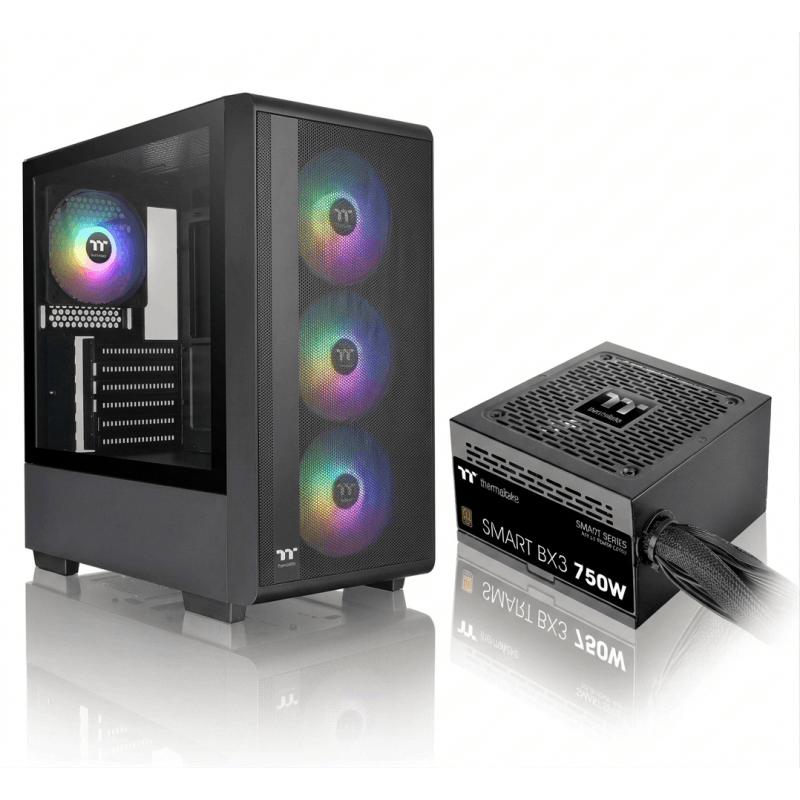 Gabinete c/fuente Thermaltake S200 + BX3 750w 80 Plus Bronze · Thermaltake · 80+ Bronze