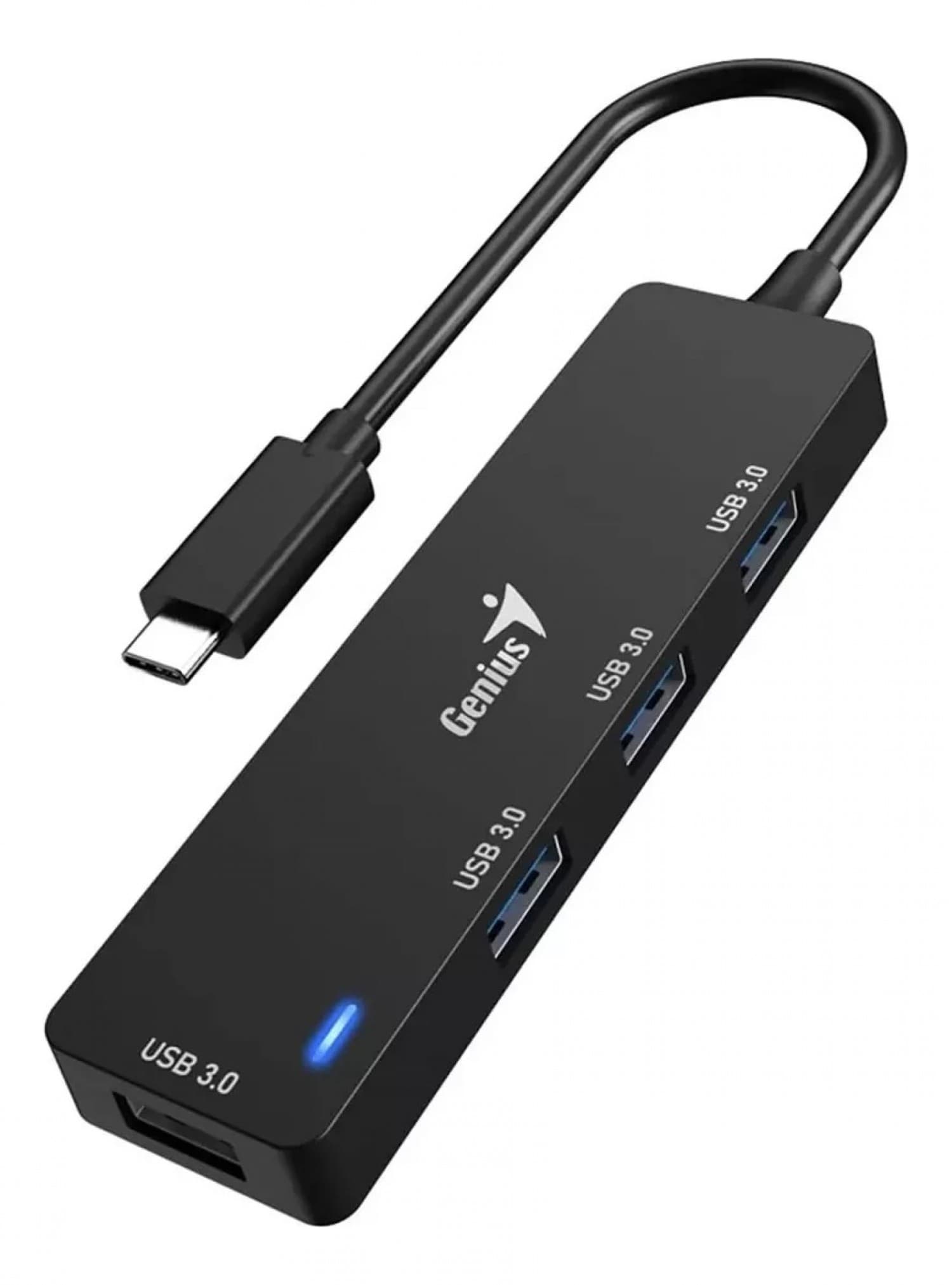 HUB USB-C A USB-A x4 GENIUS UH-400 - Imagen 1