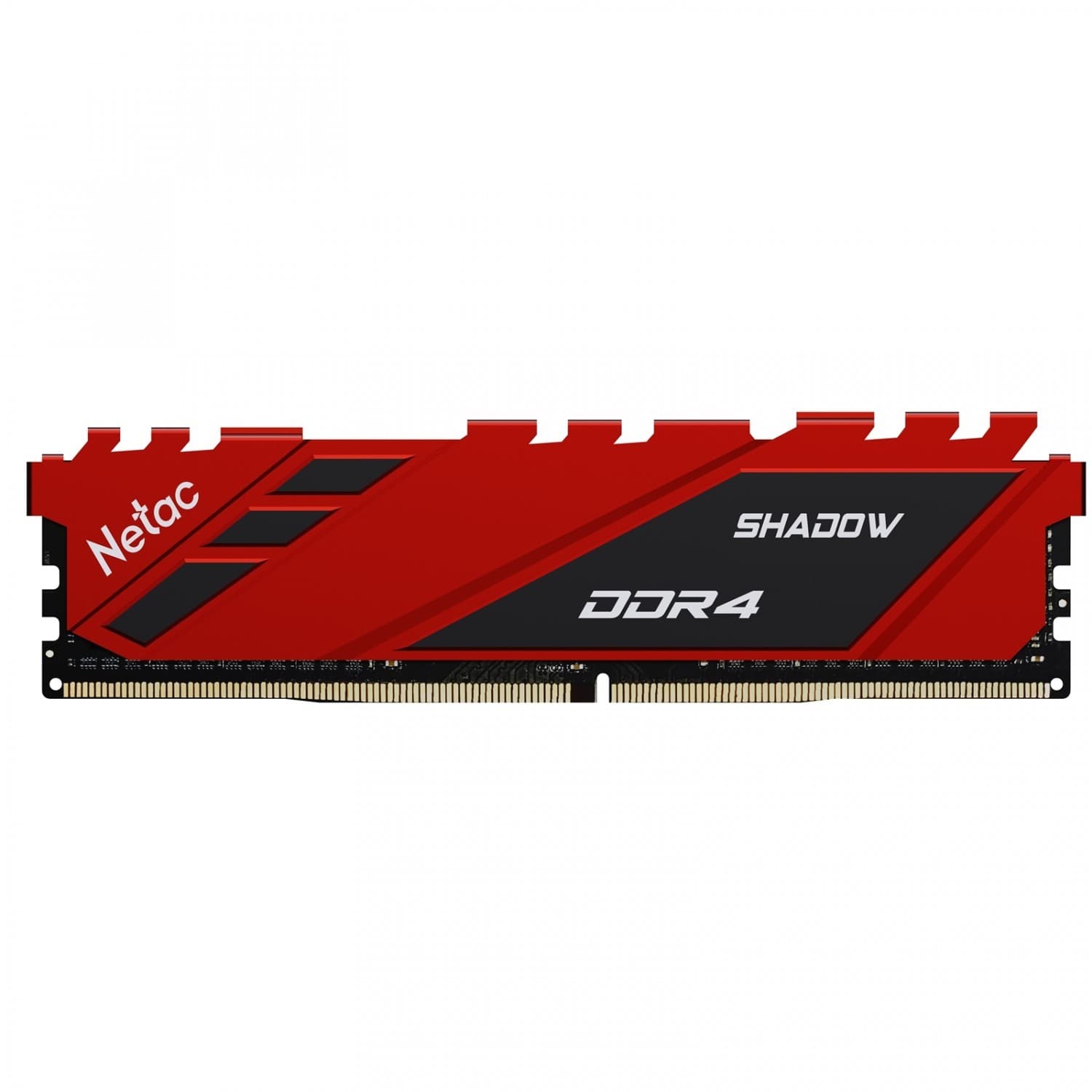 MEMORIA NETAC SHADOW DDR4 3200 8GB C16 RED - Imagen 1