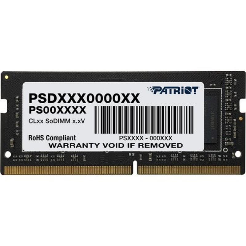 MEMORIA PATRIOT SIGNATURE LINE SODIMM DDR4 16 GB 3200 MHZ PS001570 · PATRIOT