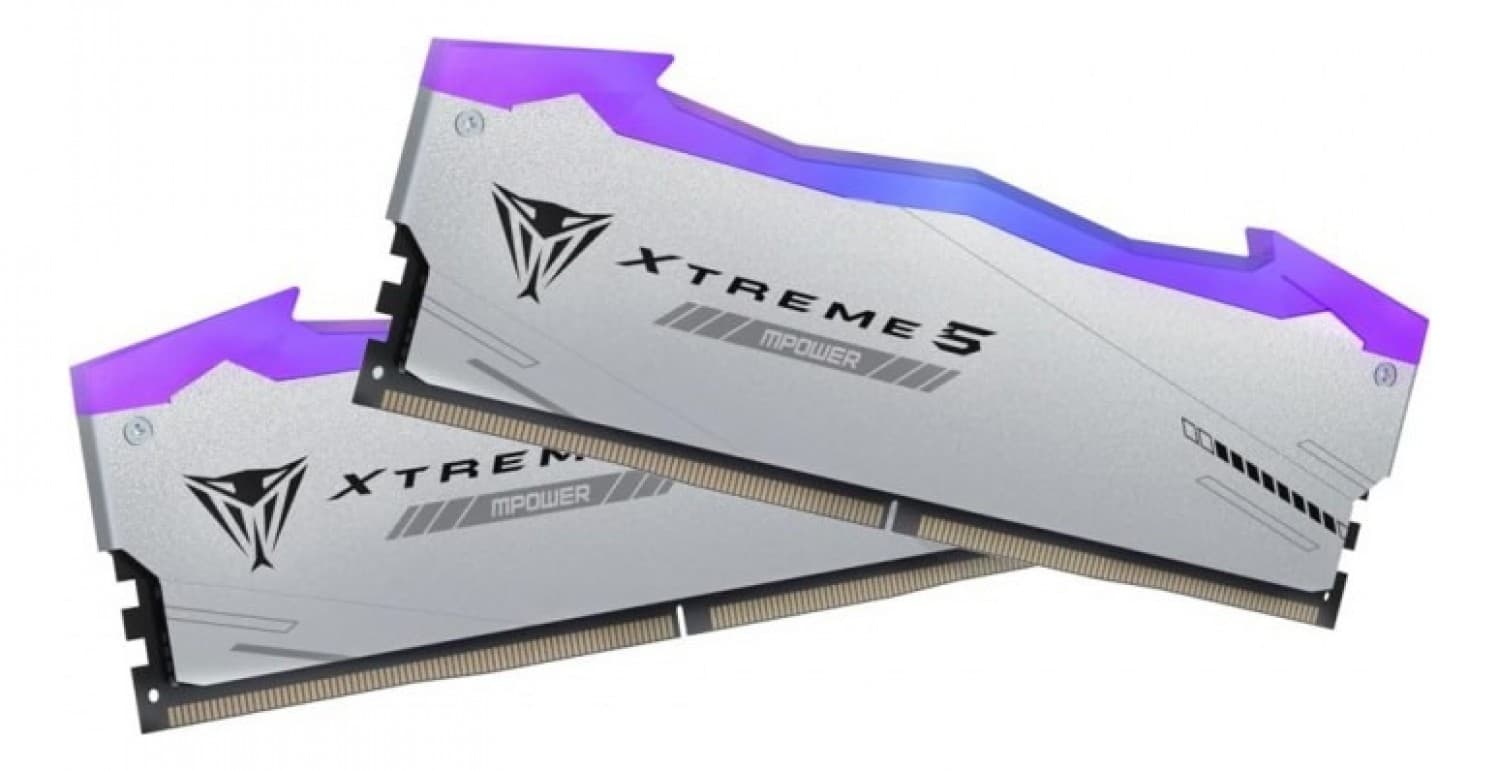 MEMORIA PATRIOT VIPER XTREME 5 MPOWER DDR5 32GB RGB 8000MT/S CL38 SIL HS DUAL KIT PE001002 - Imagen 1