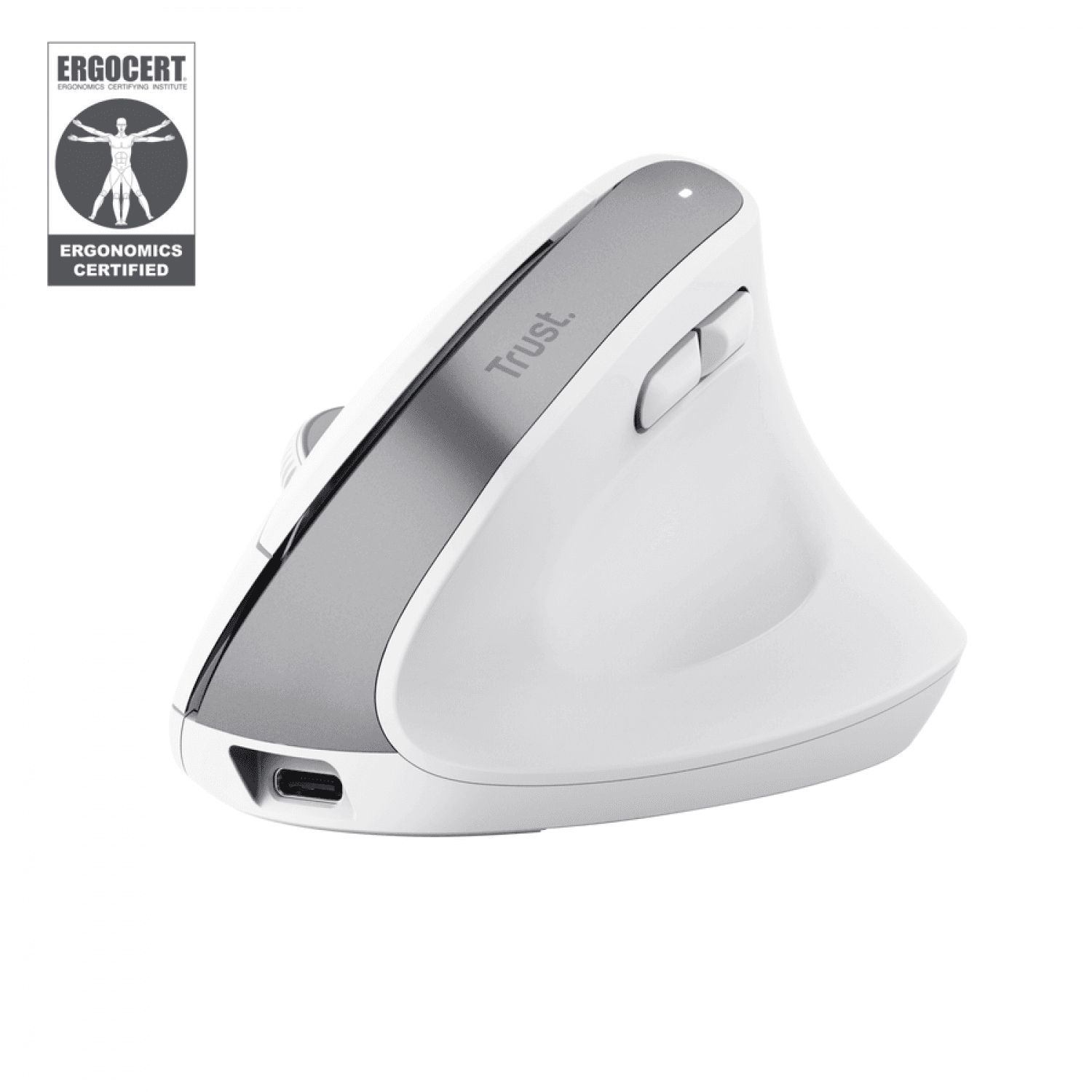 MOUSE GAMER TRUST BAYO ERGO MULTIDISPOSITIVO WIRELESS WHITE - Imagen 1