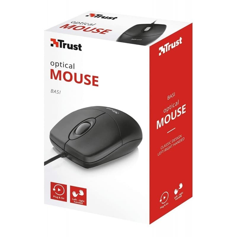 MOUSE TRUST BASI WIRED · Trust · Cableado