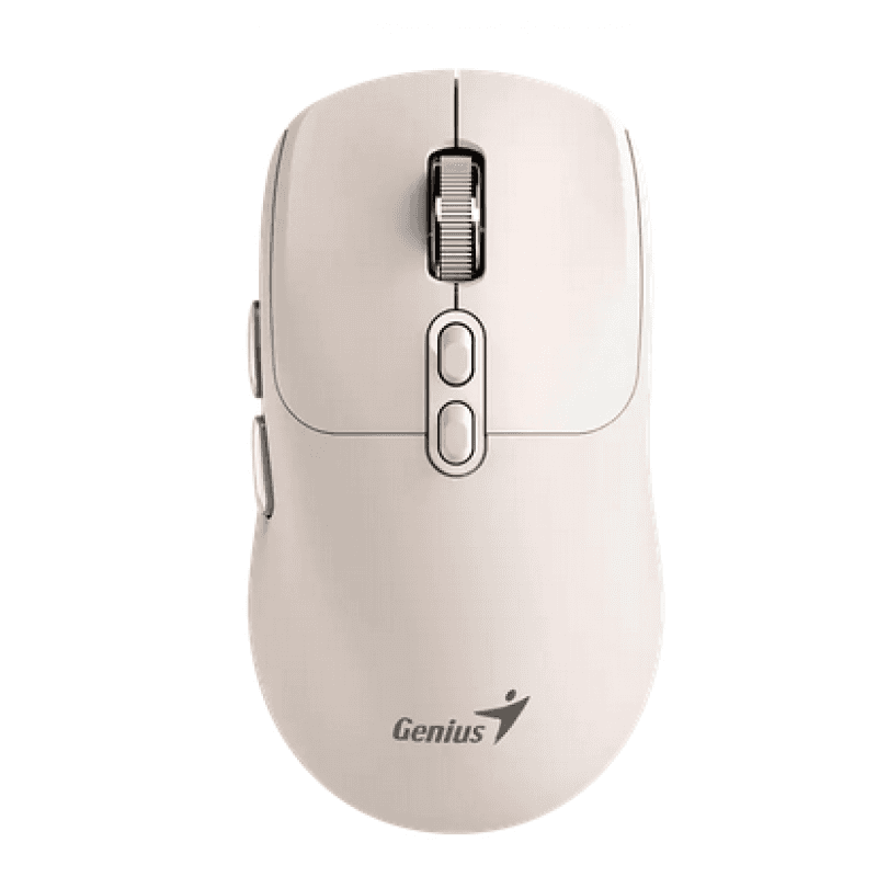 MOUSE WIRELESS GENIUS NX-8080S BT-2.4Ghz MILK TEA · Genius · Inalámbrico