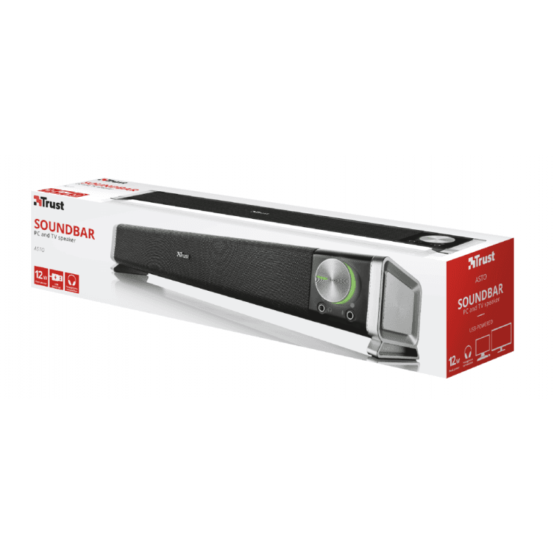 PARLANTE BARRA DE SONIDO TRUST ASTO · Trust · Barra de sonido