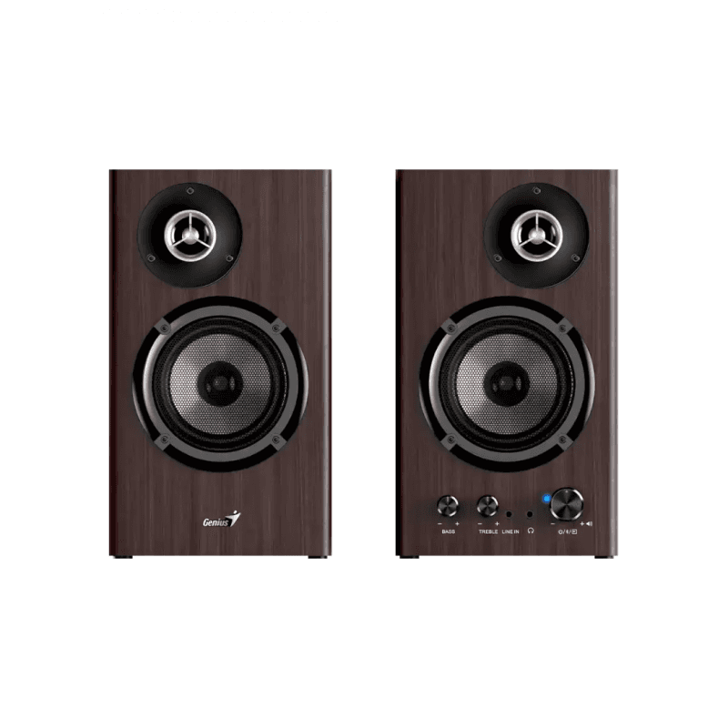 PARLANTE BLUETOOTH GENIUS SP-HF1812BT 50W DARK BROWN · Genius · Bluetooth