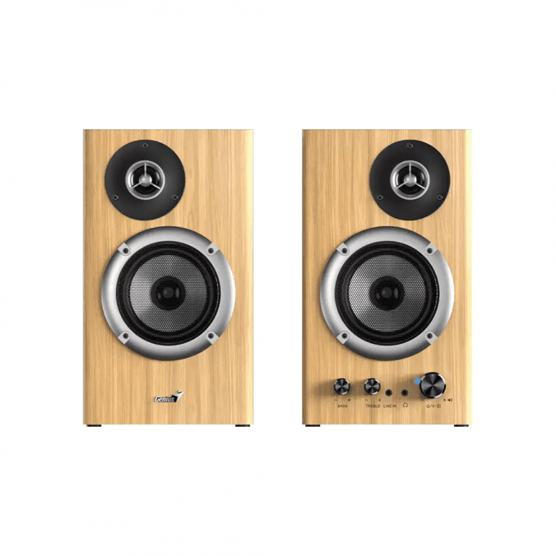 PARLANTE BLUETOOTH GENIUS SP-HF1812BT 50W PINE WOOD · Genius · Bluetooth