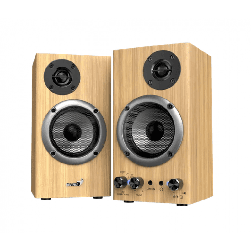 PARLANTE BLUETOOTH GENIUS SP-HF520BT PINE WOOD · Genius · Bluetooth