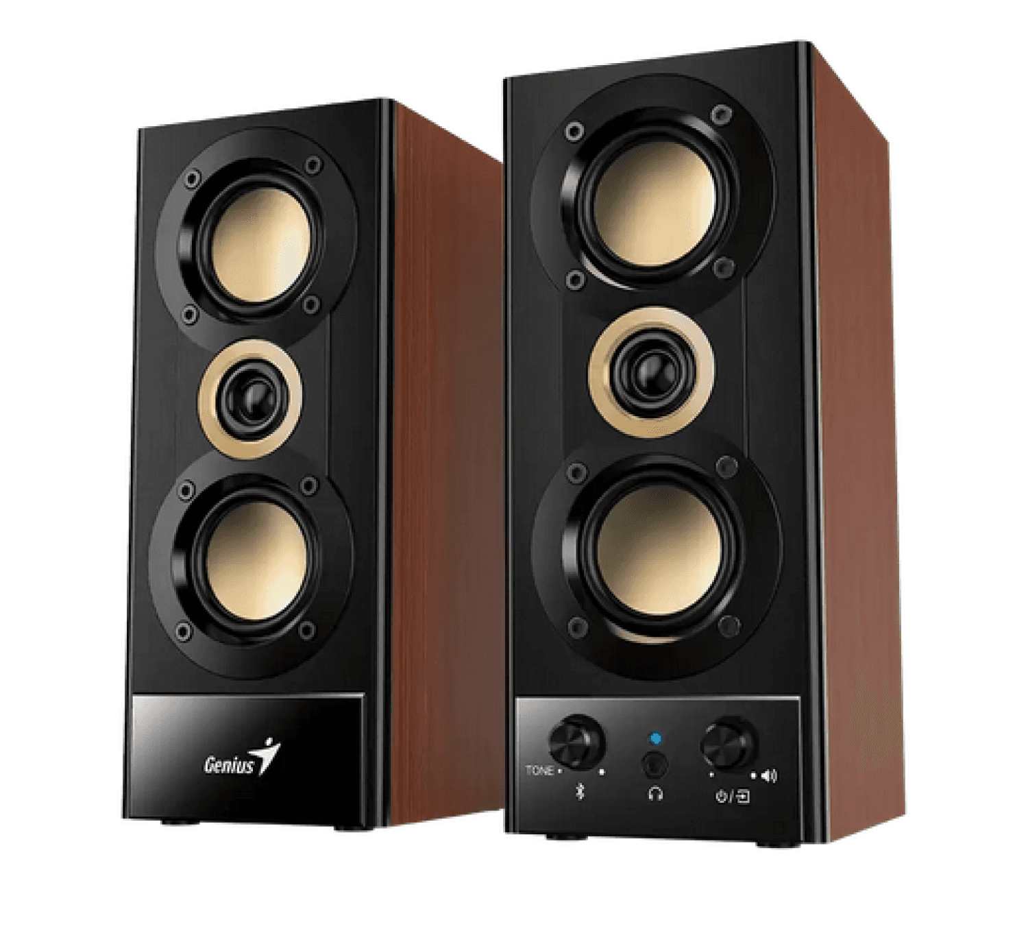 PARLANTE GENIUS SP-HF800BT WOOD - Imagen 1