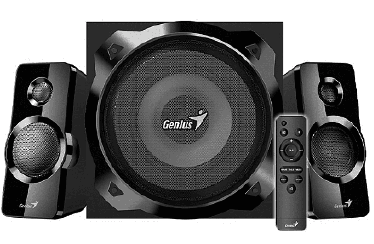 PARLANTE GENIUS SW-2.1 1850BT BLACK - Imagen 1