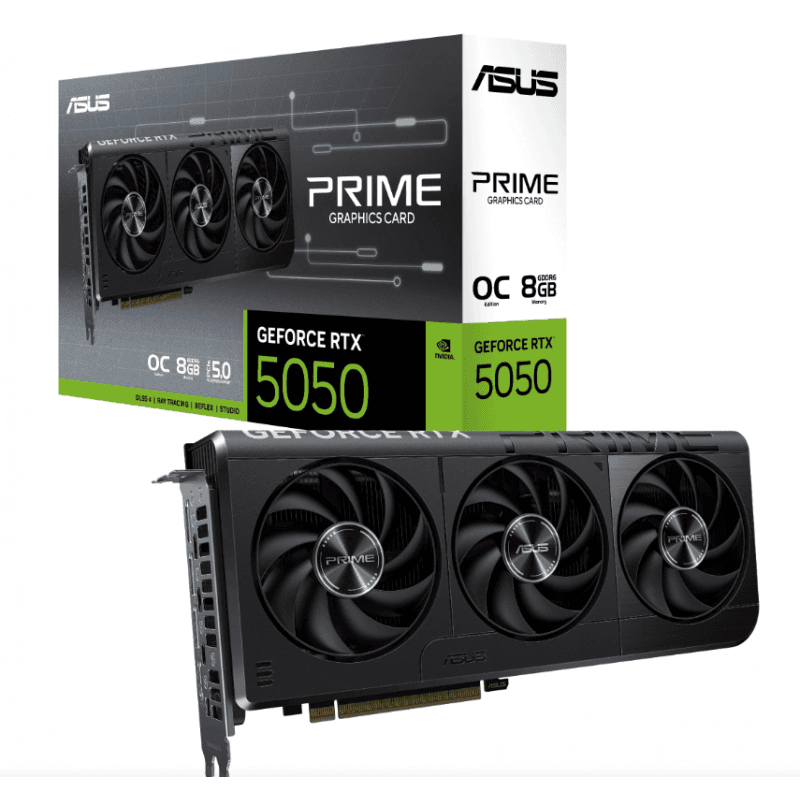 PLACA DE VIDEO ASUS PRIME RTX 5050 O 8GB · Asus · NVIDIA RTX