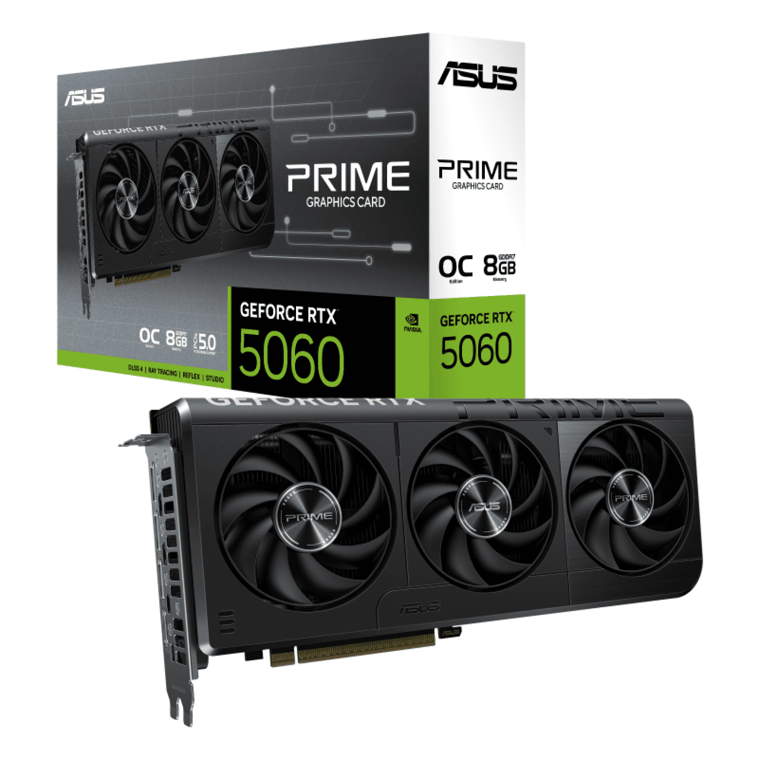 PLACA DE VIDEO ASUS PRIME RTX 5060 O8GB - Imagen 1