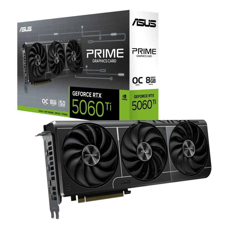 PLACA DE VIDEO ASUS PRIME RTX 5060TI O 8GB · Asus · NVIDIA RTX