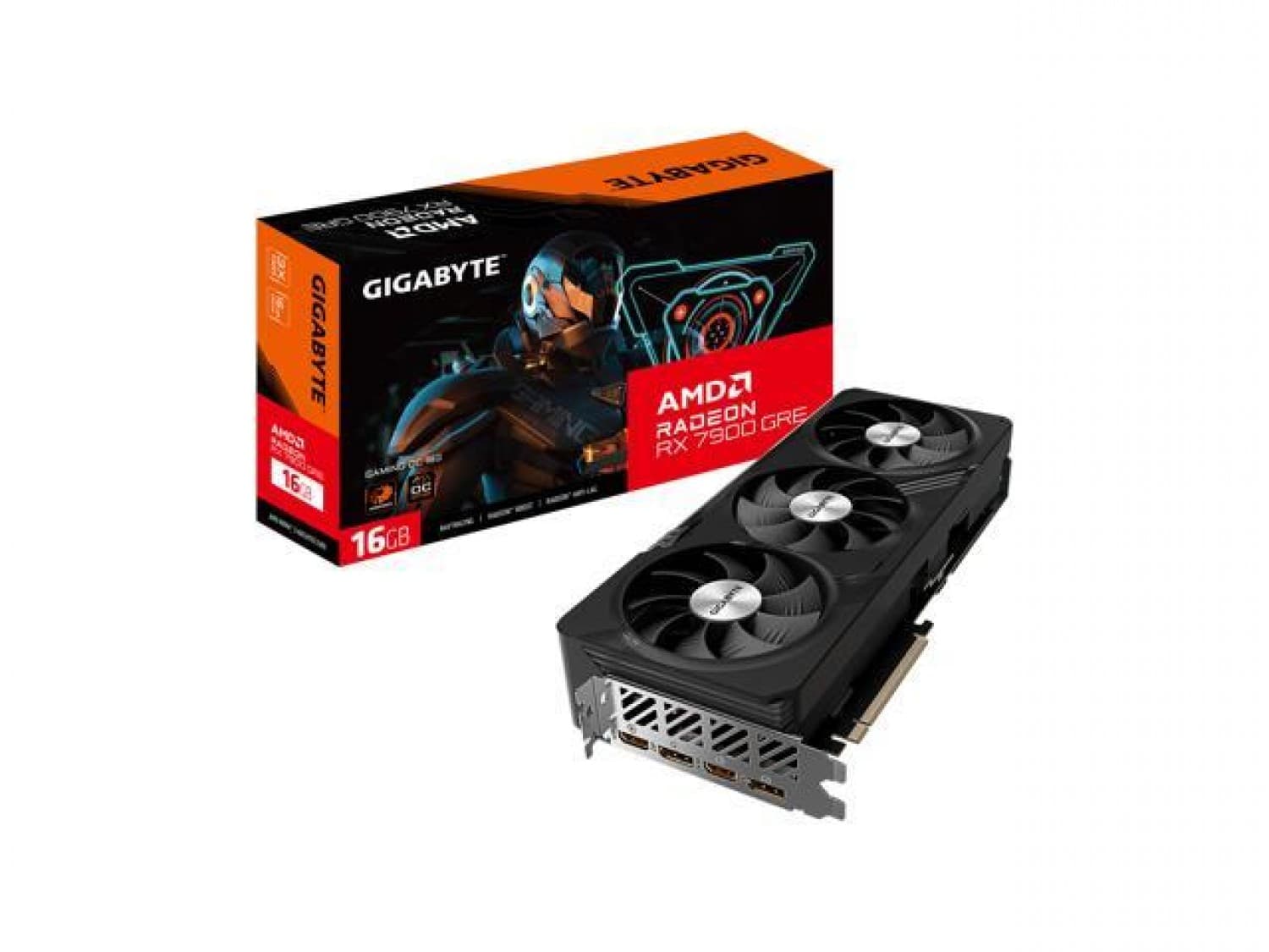 PLACA DE VIDEO GIGABYTE RADEON RX 7900 GRE GAMING OC 16GB - Imagen 1