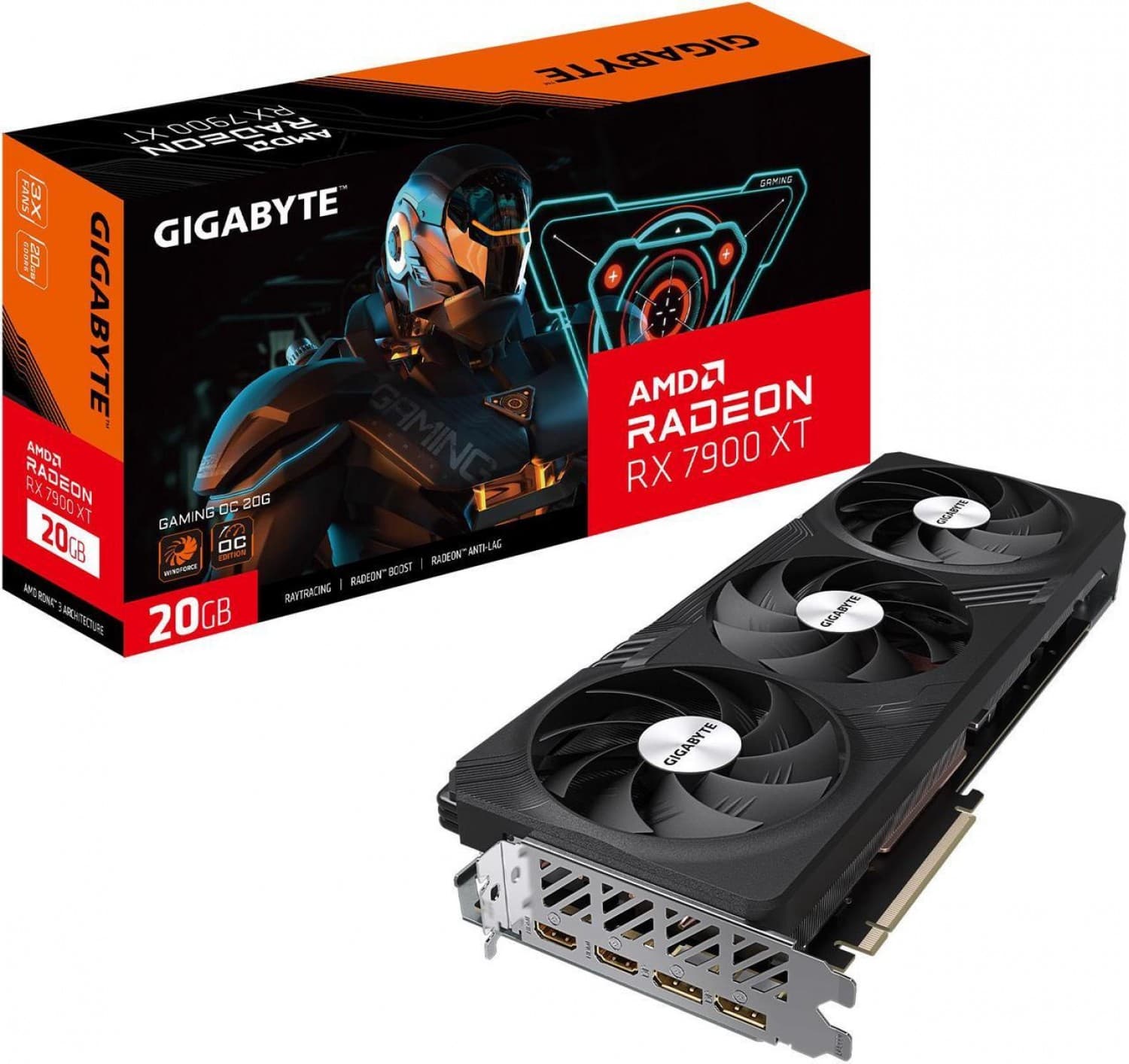 PLACA DE VIDEO GIGABYTE RADEON RX 7900 XT GAMING OC 20GB - Imagen 1