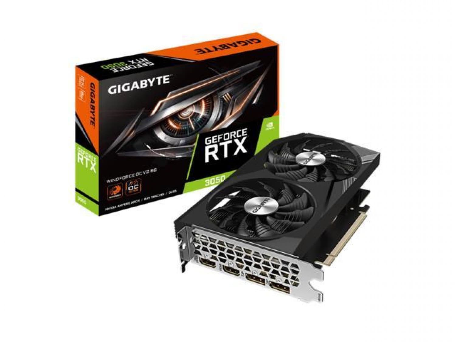 PLACA DE VIDEO GIGABYTE RTX 3050 GDDR6 8GB PCI-E - Imagen 1