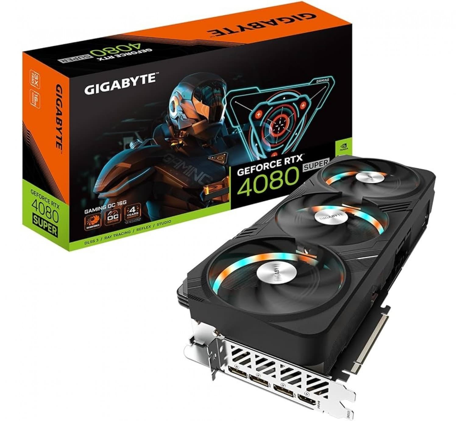 PLACA DE VIDEO GIGABYTE RTX 4080 SUPER AERO OC 16GB (WHITE) - Imagen 1