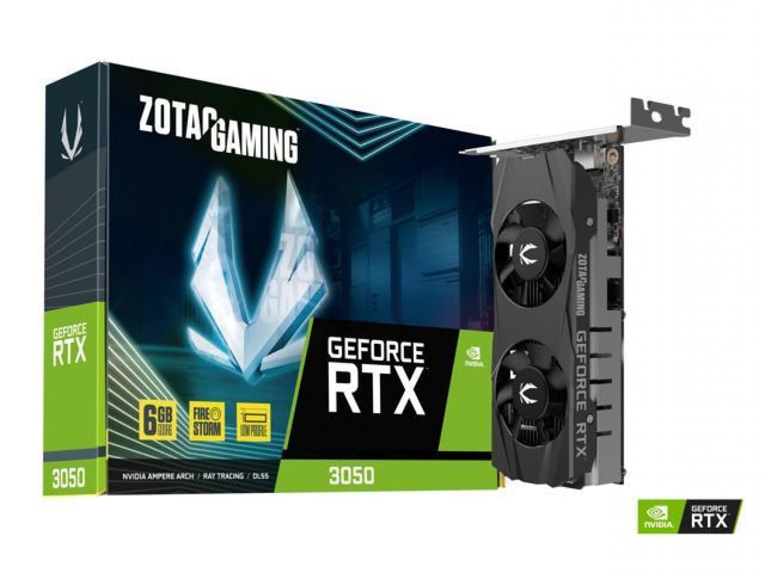 PLACA DE VIDEO ZOTAC RTX 3050 6GB GDDR6 LP - Imagen 1