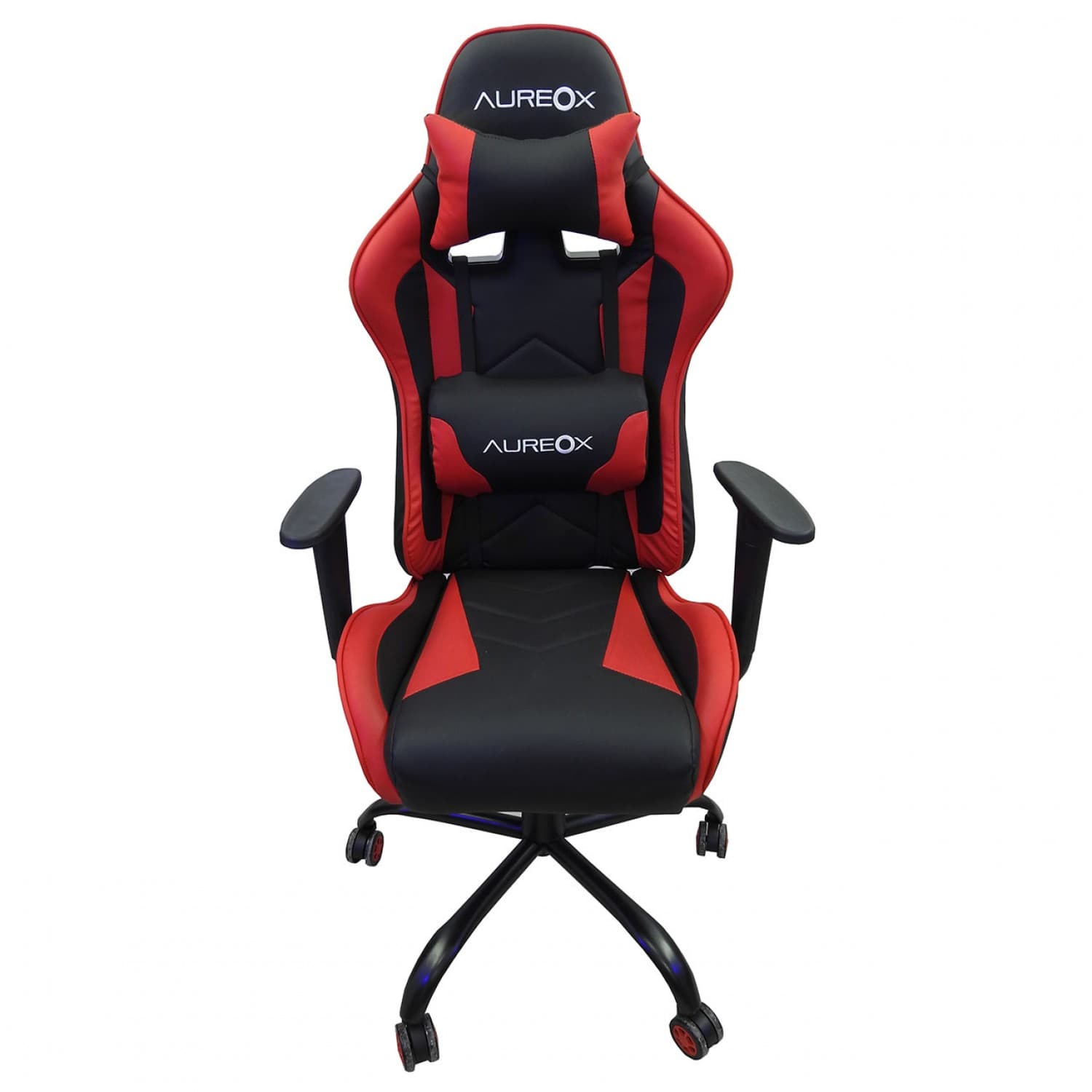 SILLA GAMER AUREOX G200 NEGRA Y ROJO - Imagen 1