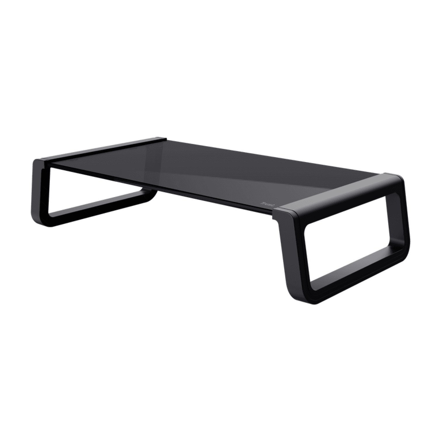 SOPORTE TRUST MONTA MONITOR VIDRIO STAND BLACK - Imagen 1