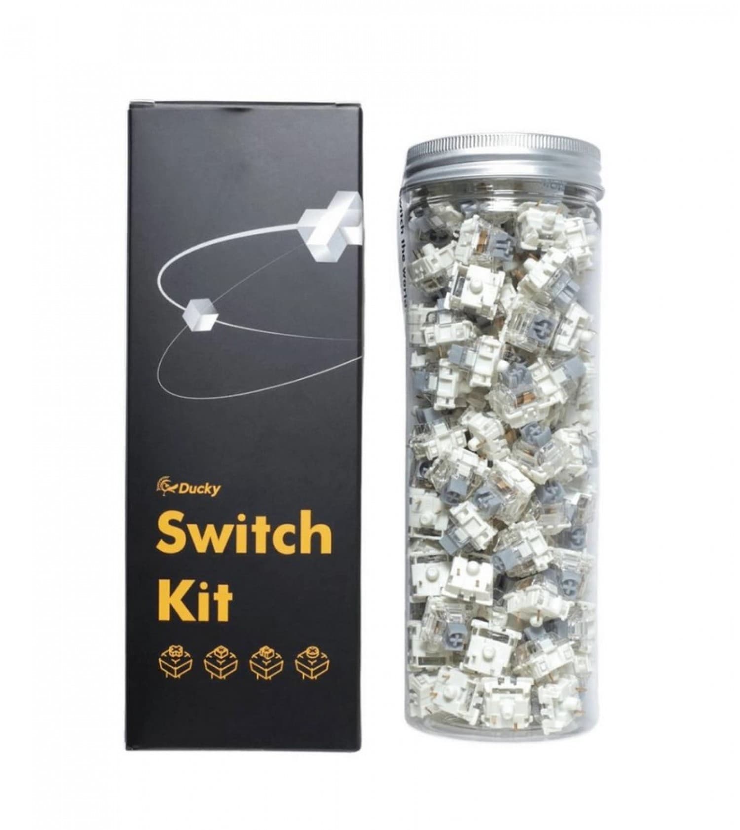 SWITCH KIT DUCKY GATERON G PRO SILVER - Imagen 1