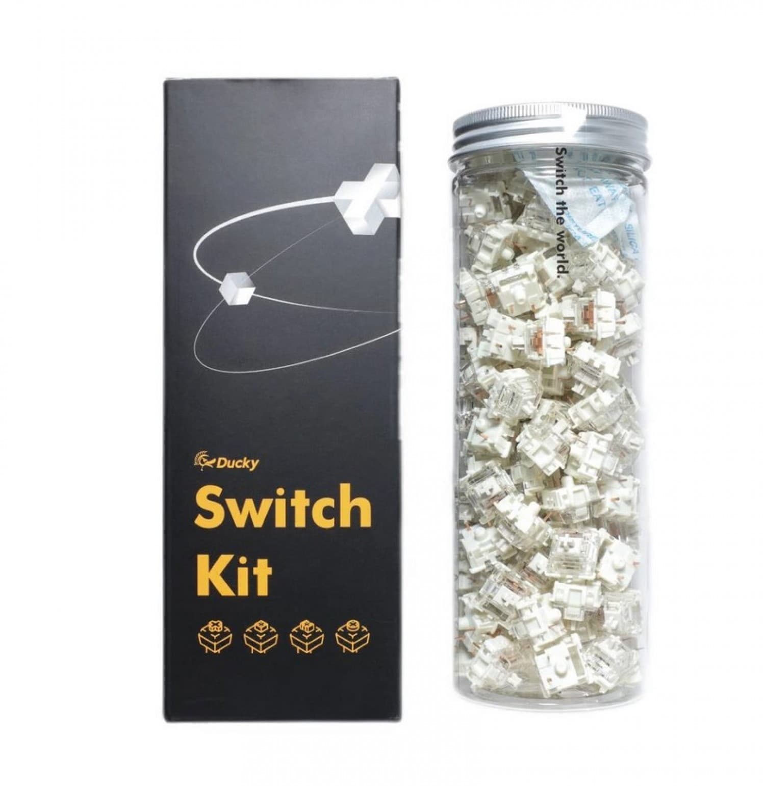 SWITCH KIT DUCKY GATERON G PRO WHITE - Imagen 1