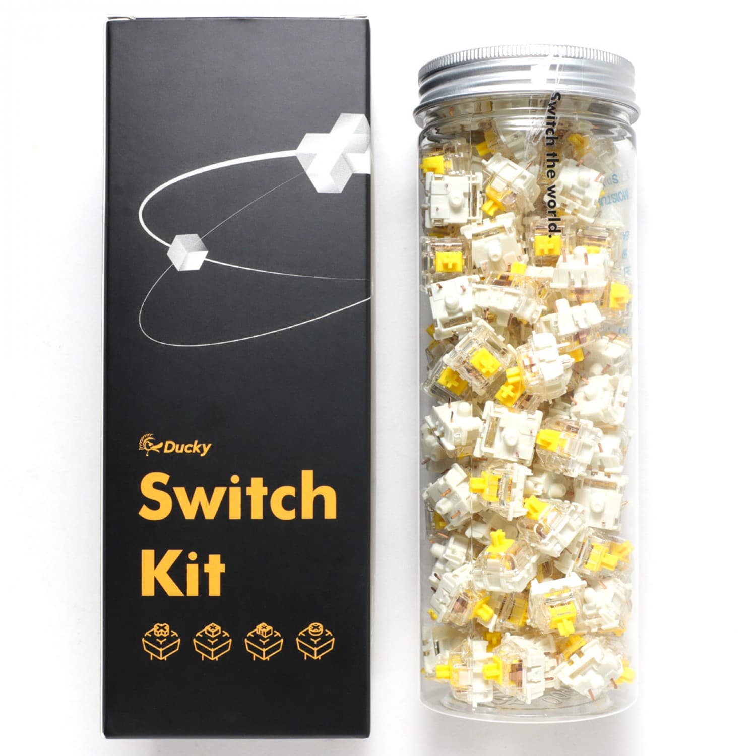 SWITCH KIT DUCKY GATERON G PRO YELLOW - Imagen 1