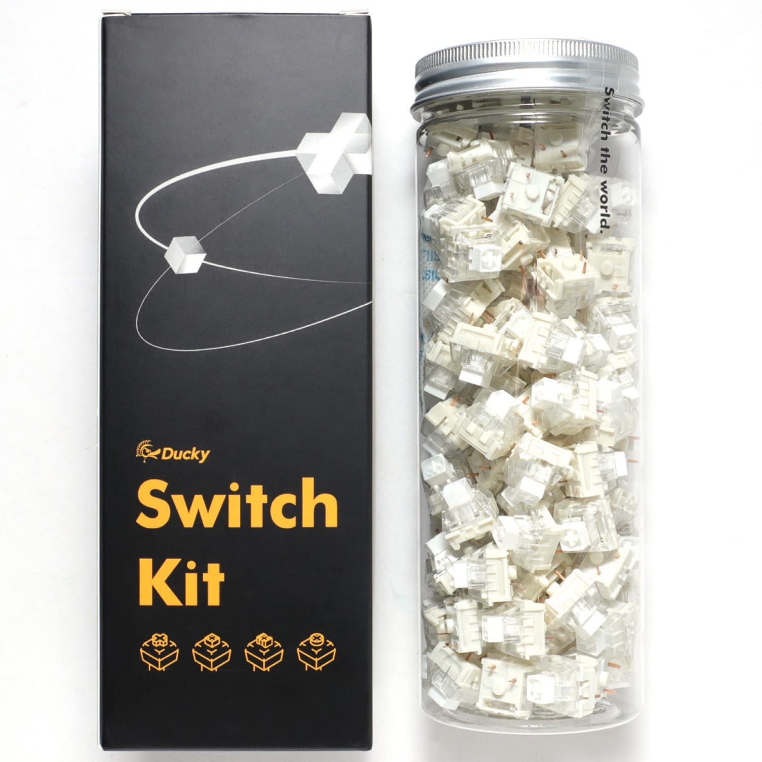 SWITCH KIT DUCKY KAILH BOX WHITE - Imagen 1