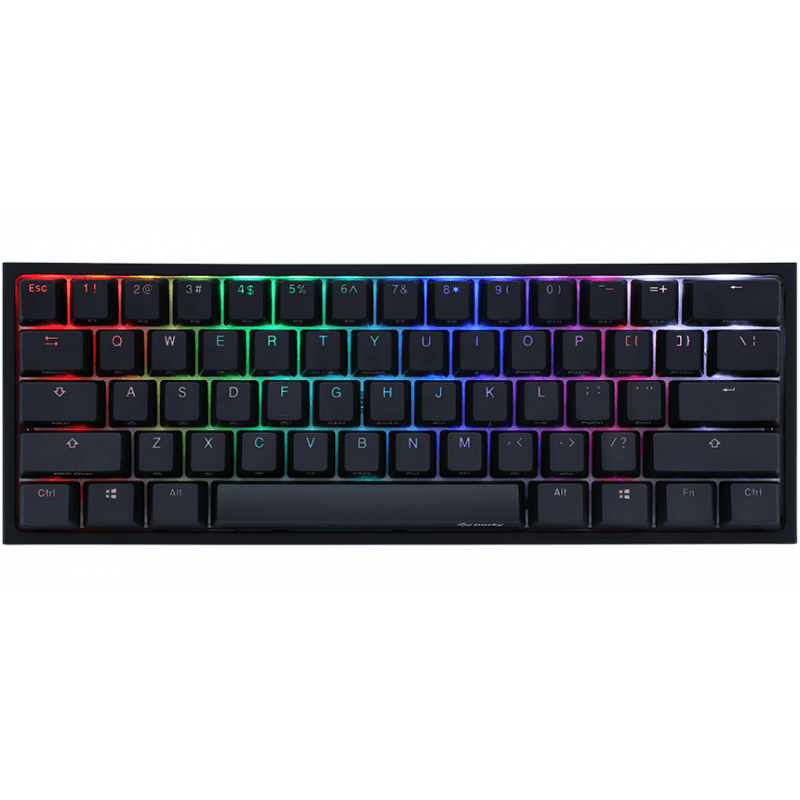TECLADO GAMER DUCKY ONE 2 MINI RGB KAILH BOX RED SWICHT DOUBLE-SHOT PBT MECANICO · Ducky · Mecánico