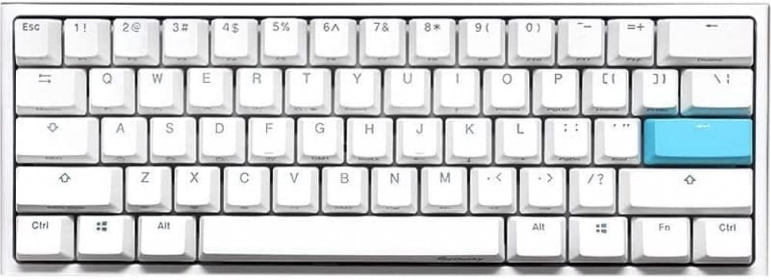 TECLADO GAMER DUCKY ONE 2 MINI WHITE SESALWWT1 - Imagen 1