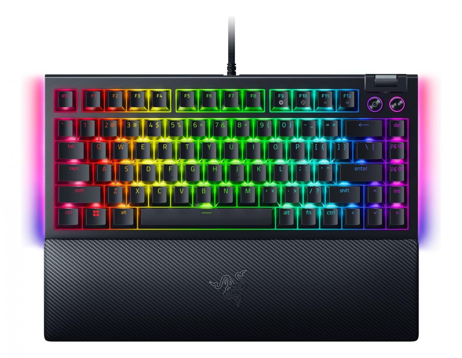 TECLADO GAMER RAZER BLACKWIDOW V4 TKL US - Imagen 1