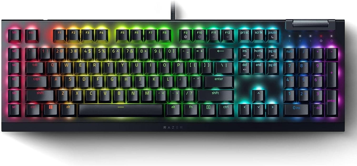 TECLADO GAMER RAZER BLACKWIDOW V4 X ESP YELLOW-SW - Imagen 1