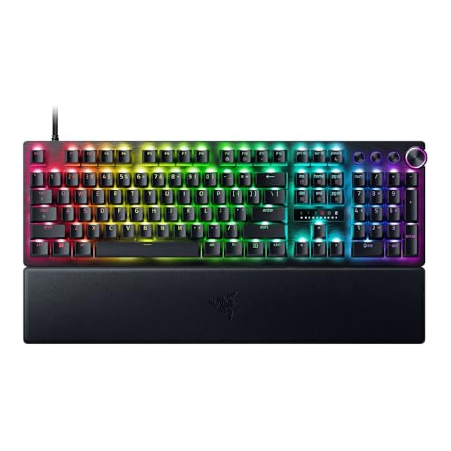 TECLADO GAMER RAZER HUNTSMAN V3 PRO BLACK OPTICAL ANALOG SWITCHES US-EN - Imagen 1